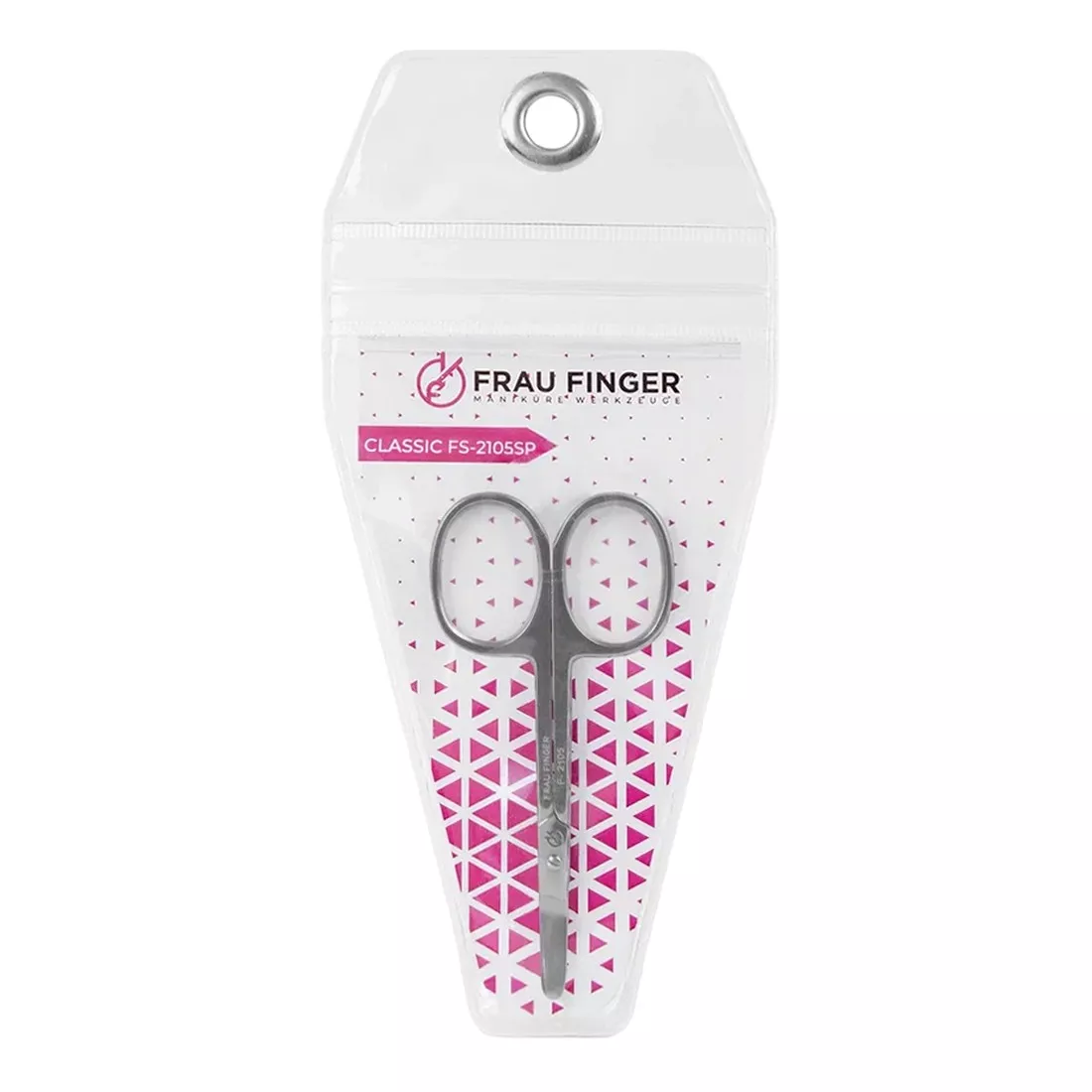 картинка Frau Finger Ножницы для ногтей детские изогнутые / Classic FS-2105SP, глянцевые, ручная заточка, 9 см от магазина Одежда+